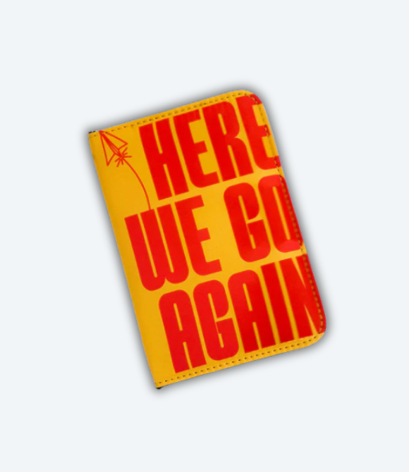 ‘GO AGAIN’ PASSPORT COVER