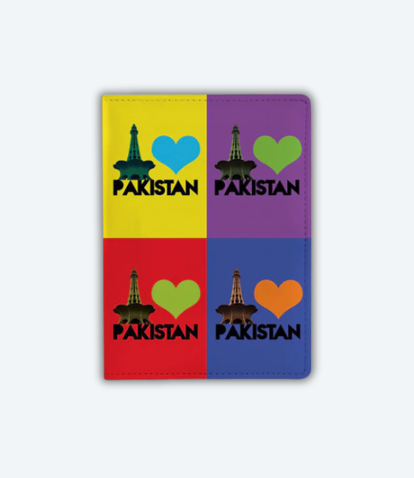 I LOVE PAKISTAN PASSPORT COVER