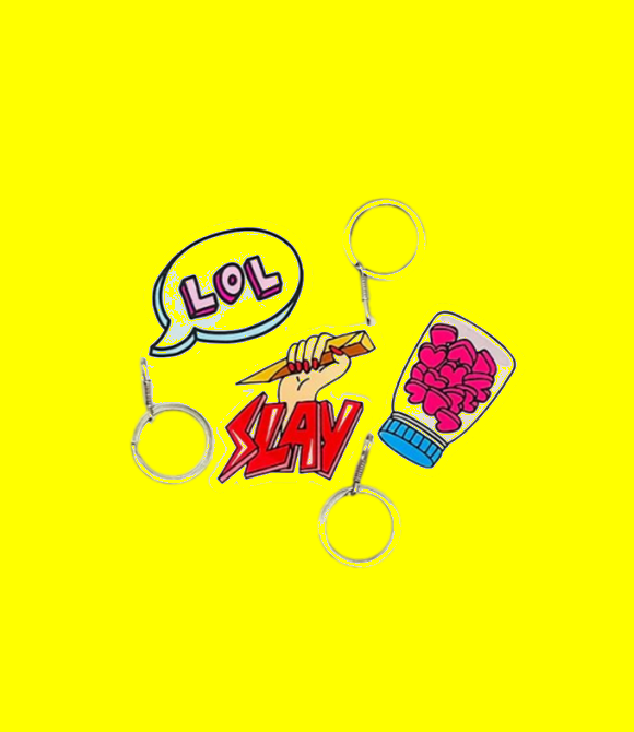 KEY TO SLAY KEY RINGS SET