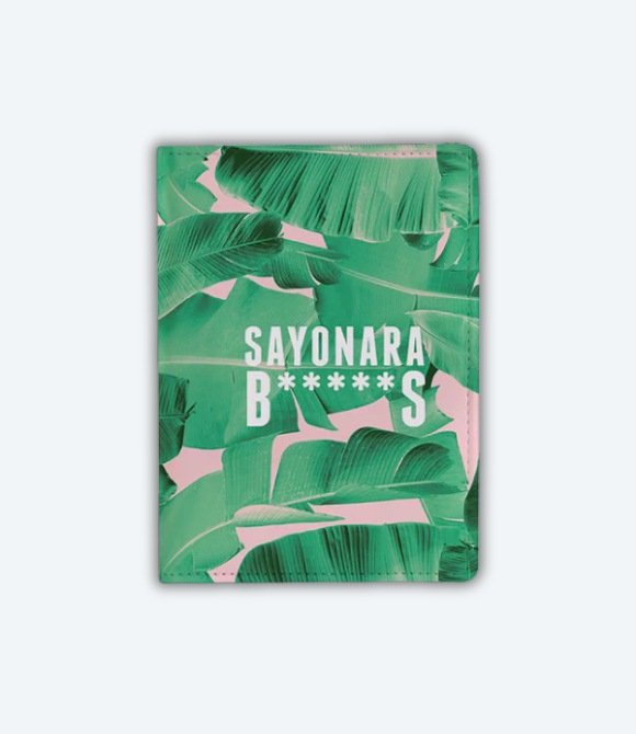 SAYONARA PASSPORT COVER
