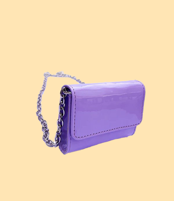 TINY LAVENDER MINI CROSSBODY BAG