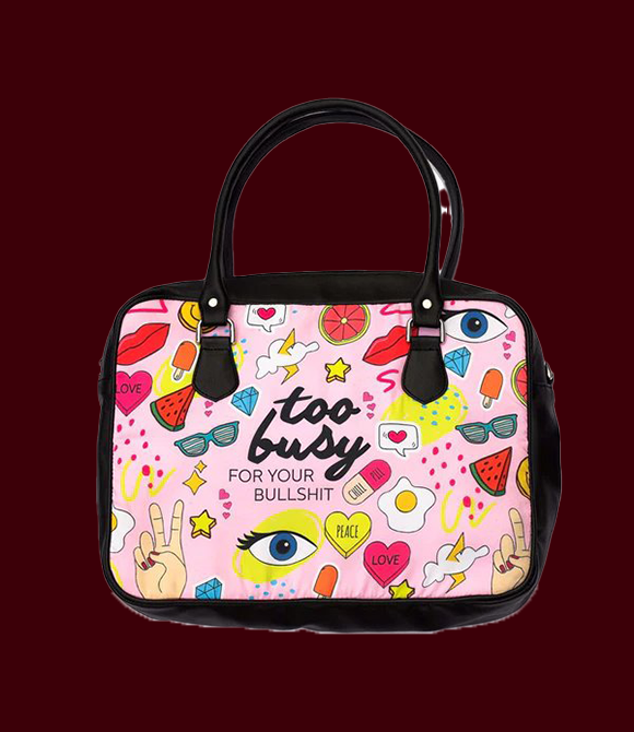 TOO BUSY LAPTOP MESSENGER BAG