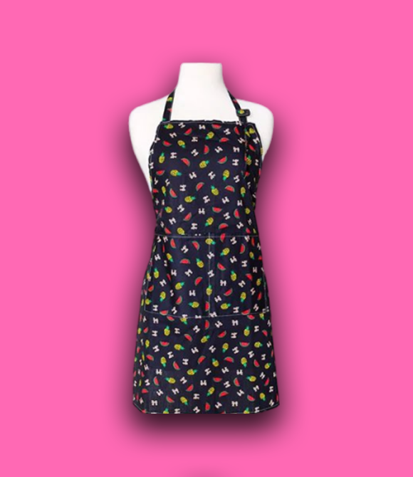 WHO LET THE FRUITS OUT KITCHEN APRON